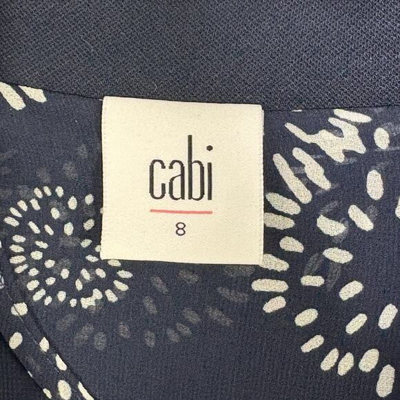 Cabi Grand Slam Navy Blue Blazer Double Breasted Nautical Preppy 5150 Size 8 - Picture 8 of 8